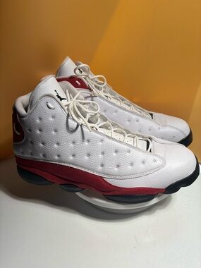 AIR JORDAN 13 RETRO CHICAGO CHERRY 414571-122 WHITE RED BIG MENS SIZE 18 OG 2017